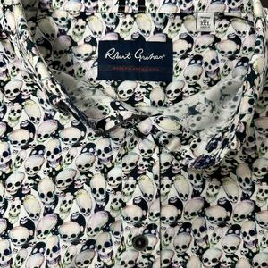 Robert Graham Men’s Short Sleeve Button Down Shirt - 3XL